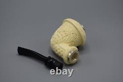 Topkapi Calabash Pipe BLOCK MEERSCHAUM-NEW Handmade Reverse Calabash W Case#1490