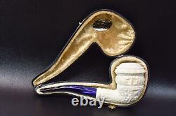 Topkapi Calabash Pipe New-block Meerschaum Handmade W Case#1220