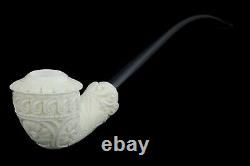 Topkapi Calabash Pipe New-block Meerschaum Handmade W Case#618 Churchwarden Stem