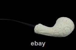 Topkapi Calabash Pipe New-block Meerschaum Handmade W Case#618 Churchwarden Stem