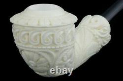 Topkapi Calabash Pipe New-block Meerschaum Handmade W Case#618 Churchwarden Stem