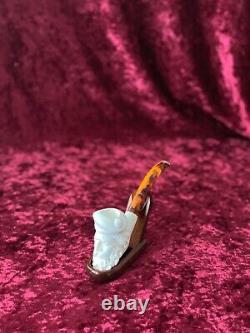 Turkish Block Meerschaum Pipe Hand Carved UK Seller Same Day Dispatch Guarantee