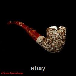 Two Block Meerschaum Smoking Pipes Set, AGovem Meerschaum Pipe, Tobacco, AGM-898