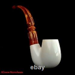 Two Block Meerschaum Smoking Pipes Set, AGovem Meerschaum Pipe, Tobacco, AGM-898