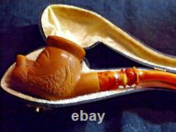 UNSMOKED Block MEERSCHAUM Pipe POPEYE The Sailor Man