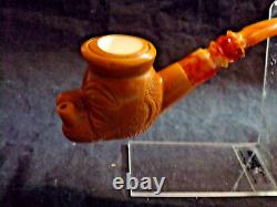 UNSMOKED Block MEERSCHAUM Pipe POPEYE The Sailor Man