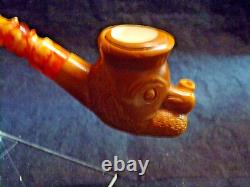 UNSMOKED Block MEERSCHAUM Pipe POPEYE The Sailor Man