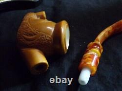 UNSMOKED Block MEERSCHAUM Pipe POPEYE The Sailor Man