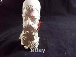 UNSMOKED Dunhill Vintage Large Block MEERSCHAUM PIPE with a Man Smoking a Pipe