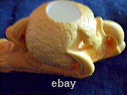 UNSMOKED Large Block MEERSCHAUM Pipe EAGLE Claws & Skeleton