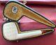 Unsmoked Sms Long Shank Canadian Block Meerschaum Estate Pipe Early 1980's Nos