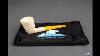 Unsmoked Andreas Bauer Block Meerschaum Rusticated Dublin Real Amber Stem