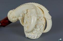 (Unsmoked) Hand-Carved Altinay Block Meerschaum Claw Freehand Shape 9mm