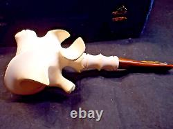 Unsmoked I Bekler Block Meerschaum Pipe Animal In Freeform Style -3