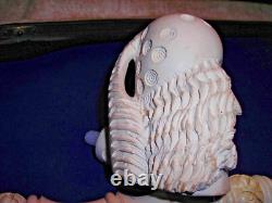 Unsmoked New Block Meerschaum Pipe 15 Inches Long Lots Of Detailed Carving -bb