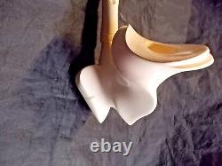 Unsmoked New I Bekler Block Meerschaum Pipe Freeform Figured Master Carver -1