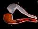 Unsmoked Yanik Block Meerschaum Pipe Featuring A Horn Masterfully Carved -4