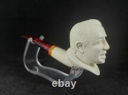 Us President joe Biden portrait pipe, meerschaum pipe from block meerschaum