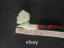 Us President joe Biden portrait pipe, meerschaum pipe from block meerschaum