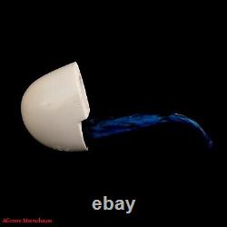 VEST POCKET Block Meerschaum Pipe, Smoking Tobacco Estate Pocket Pipe AGM-1367