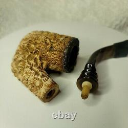 VINTAGE Block Meerschaun Smoking Pipe