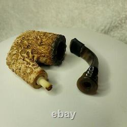 VINTAGE Block Meerschaun Smoking Pipe