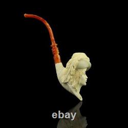 Victorian Lady Figure Pipe BY Kenan Block Meerschaum-Handmade NEW W CASE#441