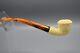 Vineyard Rhodesian Pipe New-block Meerschaum Handmade Case#38 Churchwarden Stem