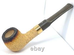 Vintage BARLING'S EB WB Gold BAND BLOCK MEERSCHAUM Pipe UNSMOKED