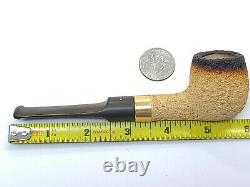 Vintage BARLING'S EB WB Gold BAND BLOCK MEERSCHAUM Pipe UNSMOKED