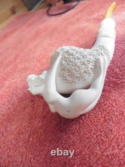Vintage Smoking pipe Nude Lady Pipe Adnan Block Meerschaum Never smoked