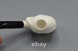 Wise Chinese Man By Baglan Pipe Block Meerschaum-NEW Hand an W CASE#527