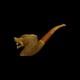 Wolf Block Meerschaum Pipe Handmade Smoking Gift For Pfeife With Case Md-219
