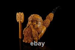 XL Ancient GIMLI Viking Pipe BY KENAN Block Meerschaum-NEW W CASE#923