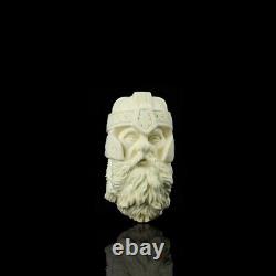 XL Ancient GIMLI Viking Pipe BY Kenan Block Meerschaum-NEW W CASE#1877