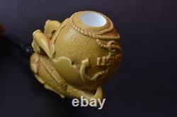 XL Claw Pipe W USMC Emblem And Anchor By ALI Block Meerschaum New W Case-tamper