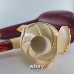 XL Fancy Sultan Meerschaum Pipe hancarved block meerschaum by CPW #1973