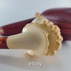 XL Fancy Sultan Meerschaum Pipe hancarved block meerschaum by CPW #1973