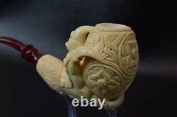XL Ornate Claw Pipe BY H EGE Block Meerschaum-handmade NEW W CASE#1233