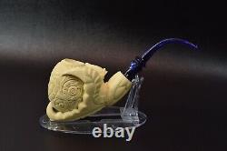 XL Ornate Claw Pipe BY H EGE Block Meerschaum-handmade NEW W CASE#1303