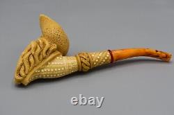 XL SIZE DAVY JONES Pipe Block Meerschaum-NEW Handmade From Turkey W CASE#1245