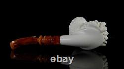 XL SIZE DAVY JONES Pipe By Kenan Block Meerschaum-NEW Handmade W CASE#143