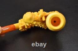 XL Size Bicycle Pipe BY SADIK YANIK Block Meerschaum-NEW W CASE#680