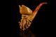 Xl Size Davy Jones Pipe By Ali Block Meerschaum-handmade New W Case#1150