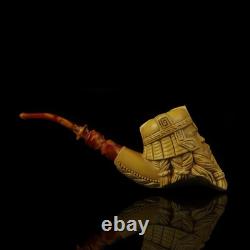 XL Size Gimli Lord Of The Rings Pipe Block Meerschaum-handmade NEW W CASE#51