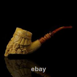 XL Size Gimli Lord Of The Rings Pipe Block Meerschaum-handmade NEW W CASE#51