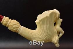 XL Size Nude Lady Pipe By Kenan New Block Meerschaum Handmade W Case#1265