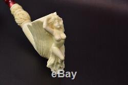 XL Size Nude Lady Pipe By Kenan New Block Meerschaum Handmade W Case#1265