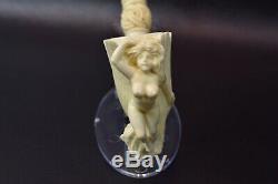 XL Size Nude Lady Pipe By Kenan New Block Meerschaum Handmade W Case#1265