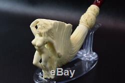 XL Size Nude Lady Pipe By Kenan New Block Meerschaum Handmade W Case#1265